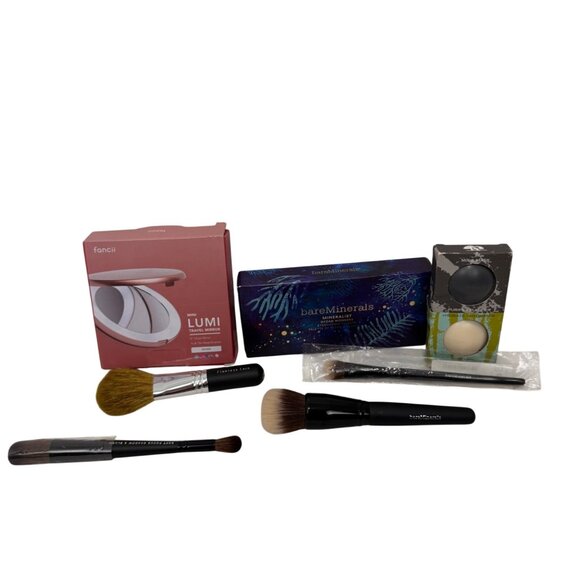 NEW Bareminerals eyeshadow palette Ocean Wonders, Brushes, Fancii Lumi Compact M - Picture 1 of 12